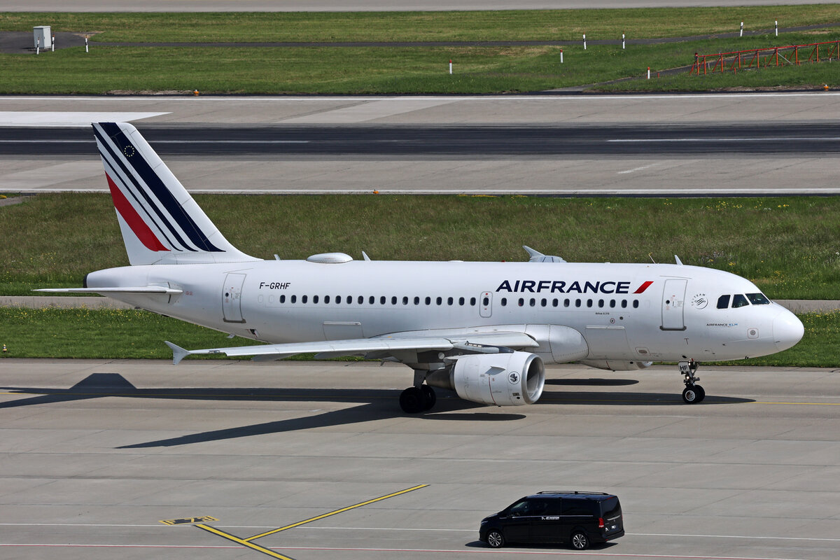 Air France, F-GRHF, Airbus A319-111, msn: 1025, 29.Mai 2023, ZRH Zürich, Switzerland.
