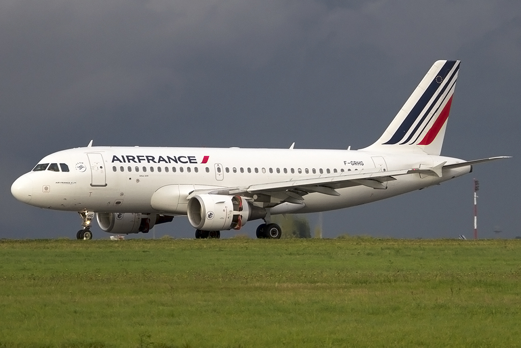 Air France, F-GRHG, Airbus, A319-111, 20.10.2013, CDG, Paris, France 



