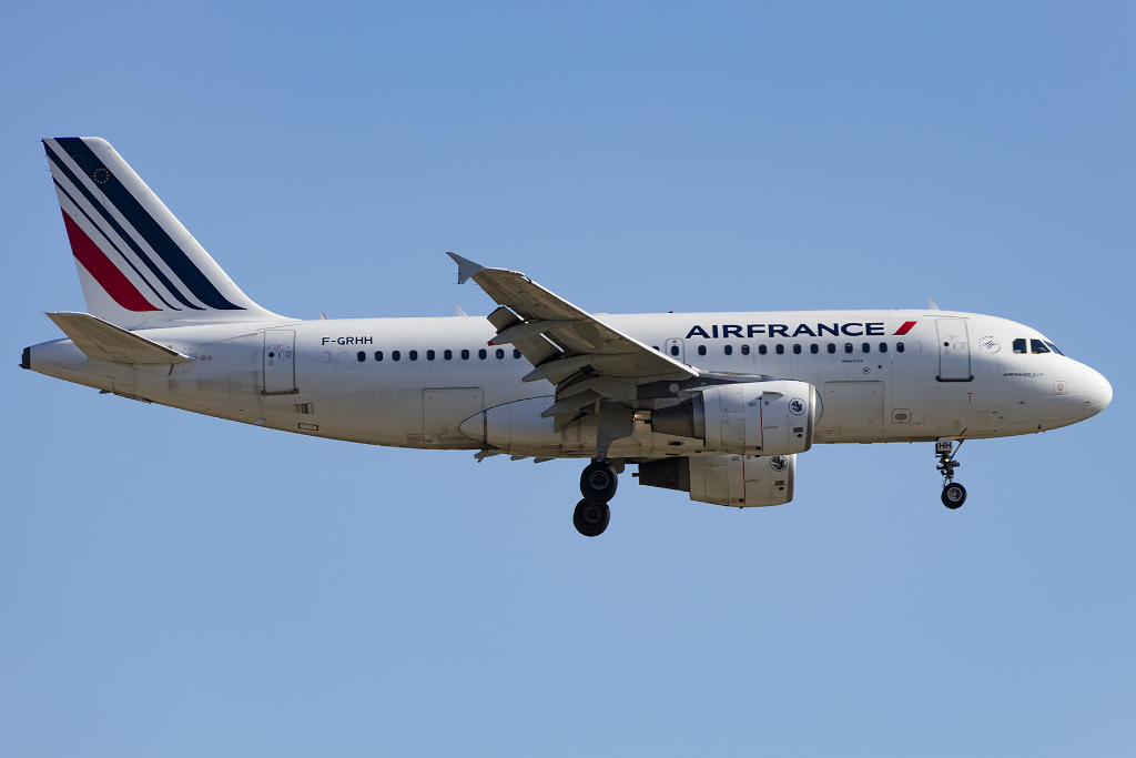 Air France, F-GRHH, Airbus, A319-111, 20.09.2015, BCN, Barcelona, Spain 


