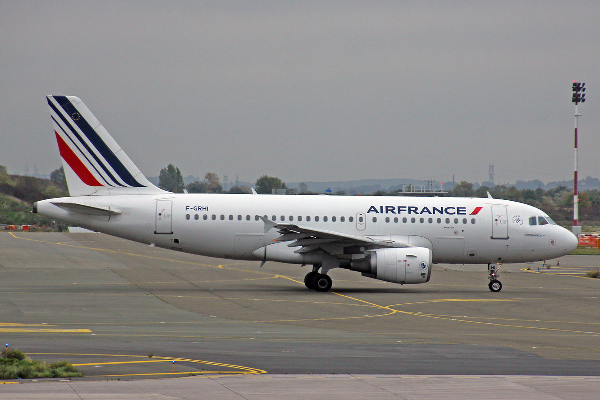 Air France, F-GRHI, Airbus A319-111, msn: 1169, 05.Oktober 2017, CDG Paris Charles de Gaulle, France.