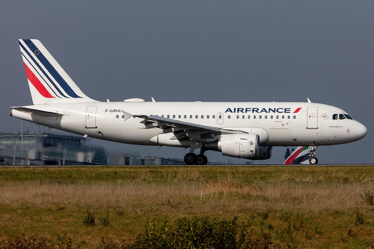 Air France, F-GRHL, Airbus, A319-111, 10.10.2021, CDG, Paris, France