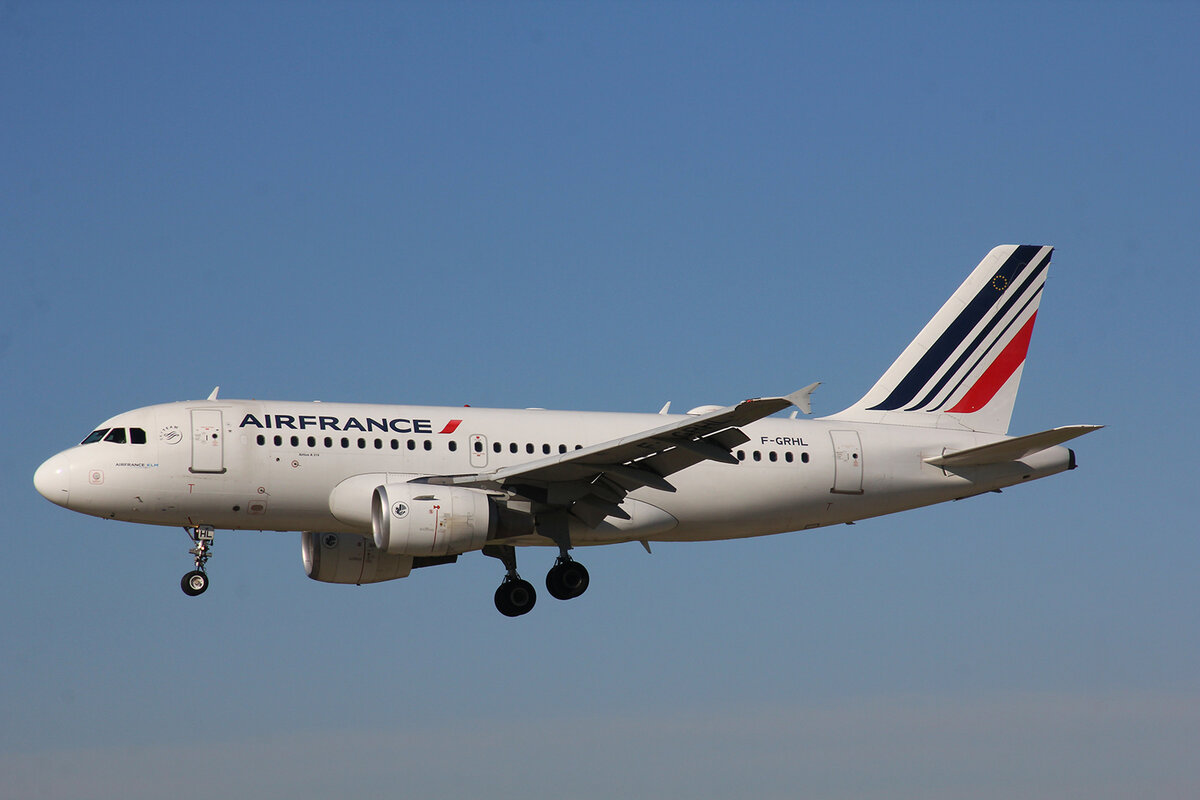 Air France, F-GRHL, Airbus A319-111, msn: 1201, 18.April 2022, ZRH Zürich, Switzerland.