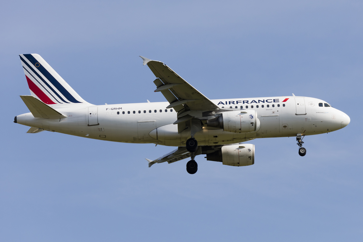 Air France, F-GRHM, Airbus, A319-111, 08.05.2016, CDG, Paris, France 



