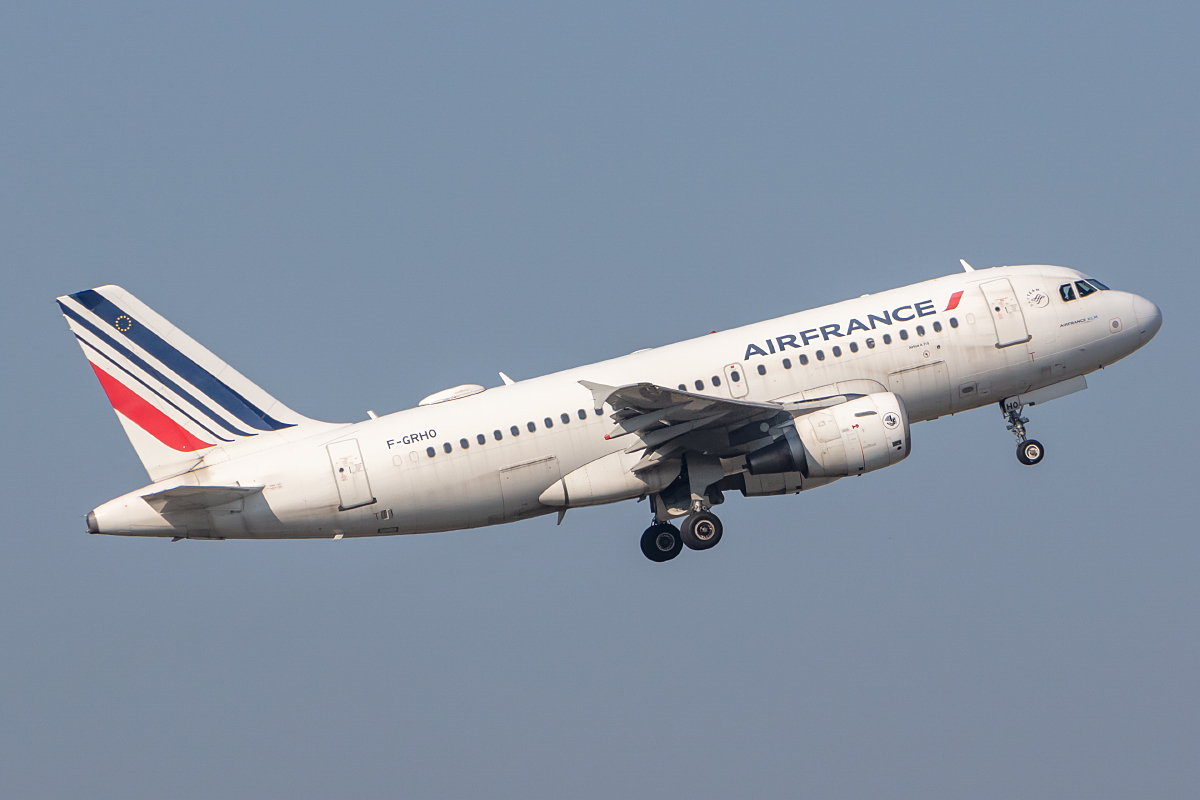 Air France, F-GRHO, Airbus, A319-111, 10.10.2021, CDG, Paris, France