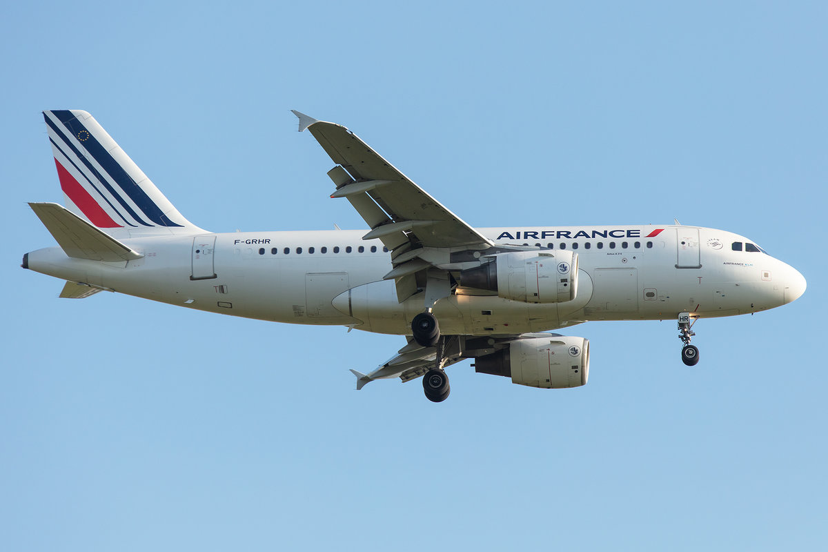 Air France, F-GRHR, Airbus, A319-111, 13.05.2019, CDG, Paris, France



