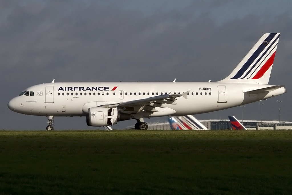 Air France, F-GRHS, Airbus, A319-111, 23.10.2013, CDG, Paris, France