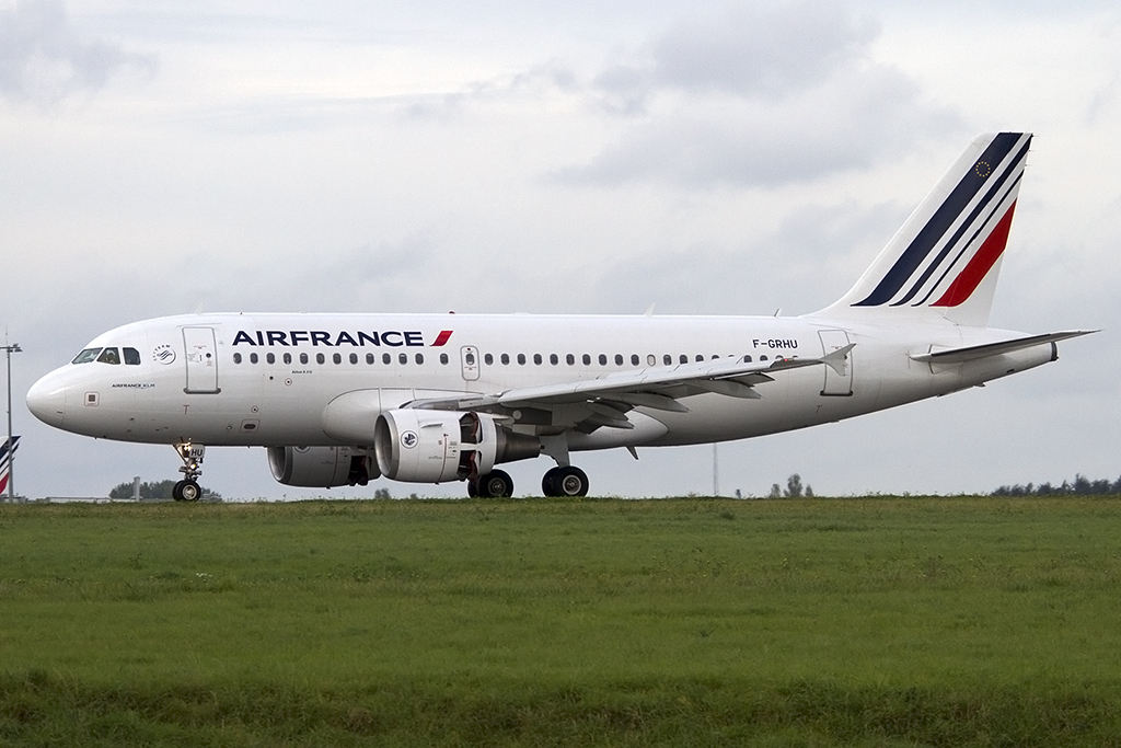 Air France, F-GRHU, Airbus, A319-111, 20.10.2013, CDG, Paris, France




