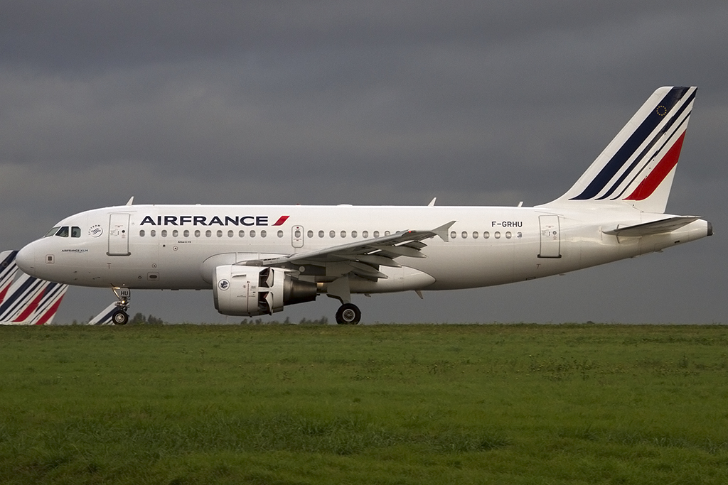 Air France, F-GRHU, Airbus, A319-111, 23.10.2013, CDG, Paris, France