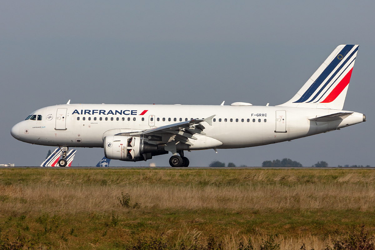 Air France, F-GRXC, Airbus, A319-111, 10.10.2021, CDG, Paris, France