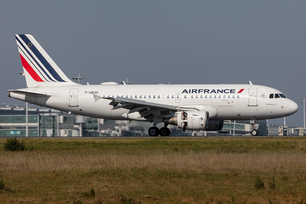 Air France, F-GRXD, Airbus, A319-111, 09.10.2021, CDG, Paris, France