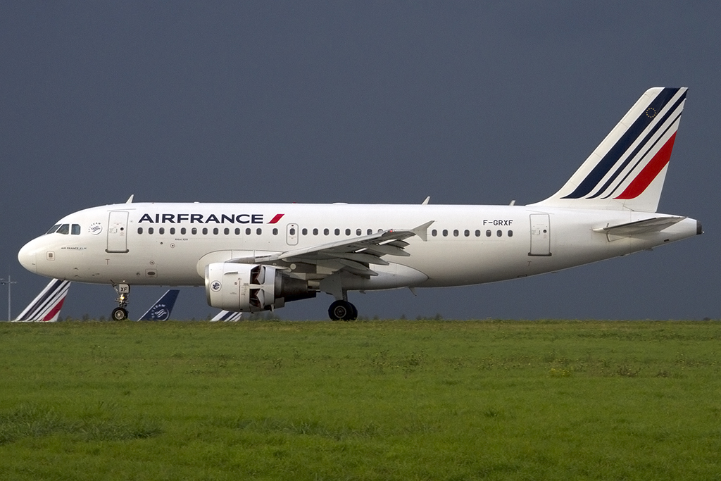 Air France, F-GRXF, Airbus, A319-111, 20.10.2013, CDG, Paris, France 




