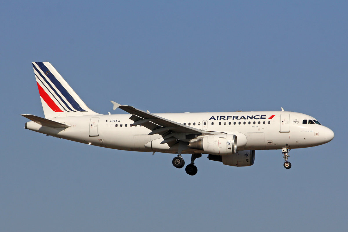 Air France, F-GRXJ, Airbus A319-115LR, msn: 2456, 21.Februar 2019, ZRH Zürich, Switzerland.