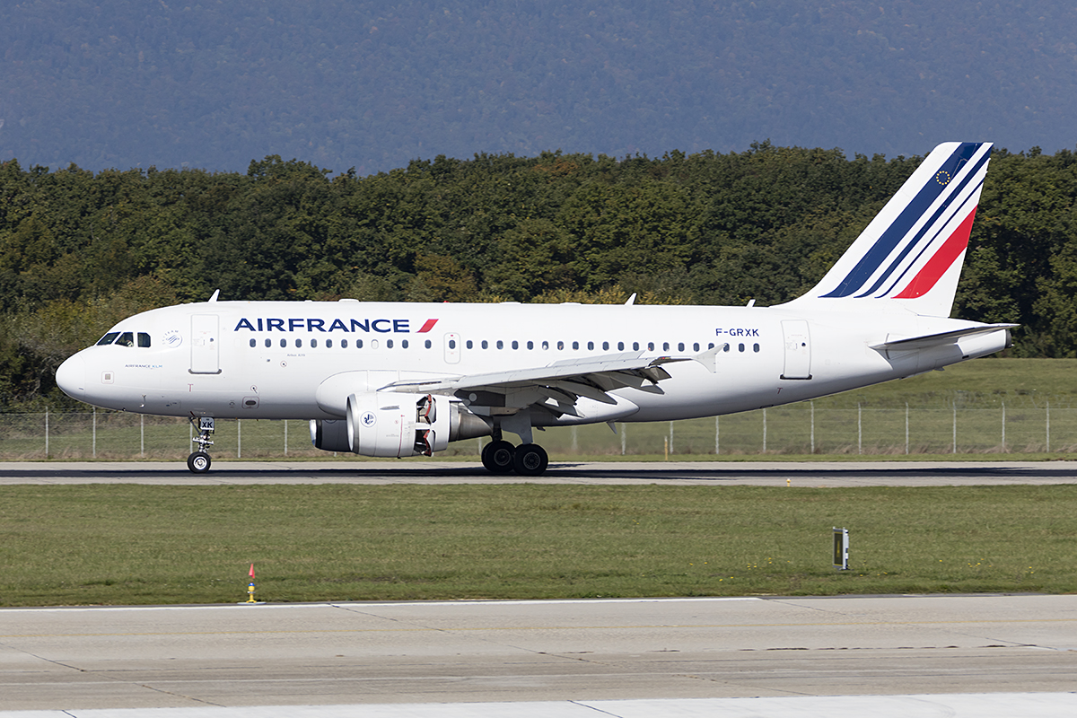 Air France, F-GRXK, Airbus, A319-115LR, 24.09.2017, GVA, Geneve, Switzerland 





