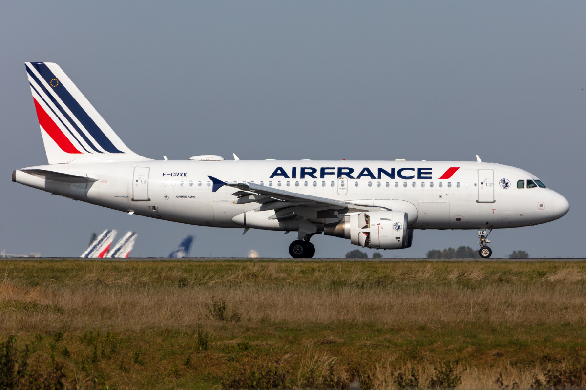 Air France, F-GRXK, Airbus, A319-115LR, 10.10.2021, CDG, Paris, France