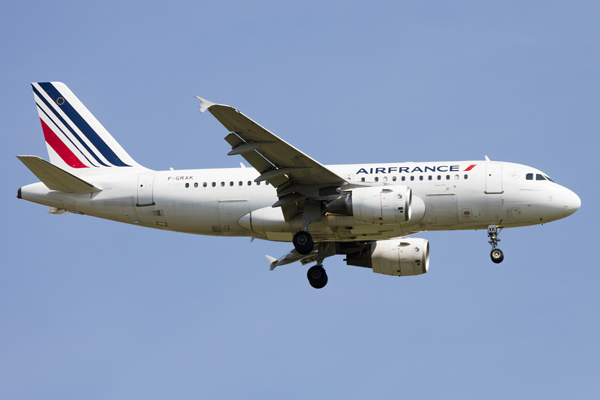 Air France, F-GRXK, Airbus, A319-115LR, 08.05.2016, CDG, Paris, France



