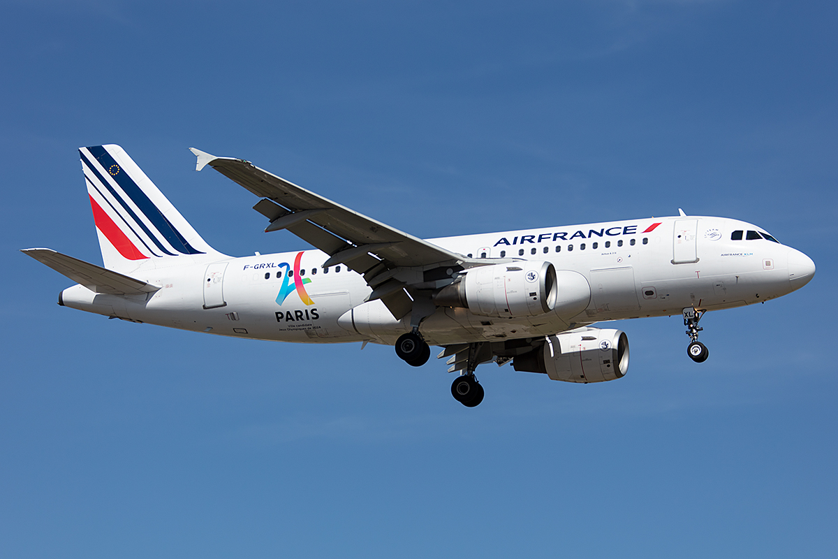 Air France, F-GRXL, Airbus, A319-111, 01.08.2019, GVA, Geneve, Switzerland


