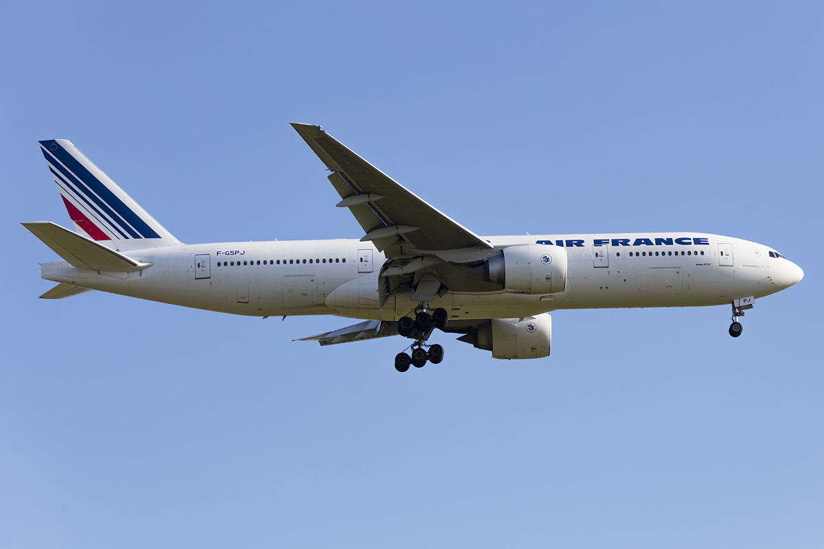 Air France, F-GSPJ, Boeing, B777-228ER, 08.05.2016, CDG, Paris, France 





