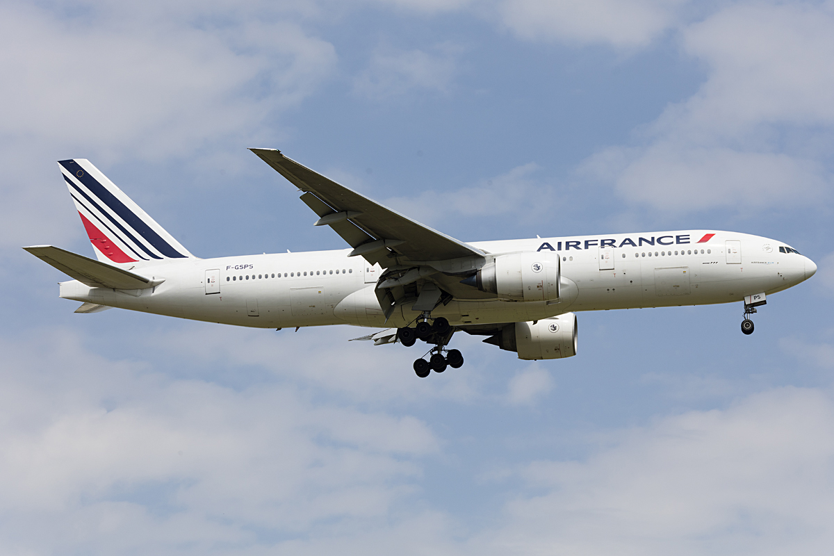 Air France, F-GSPS, Boeing, B777-228ER, 08.05.2016, CDG, Paris, France 



