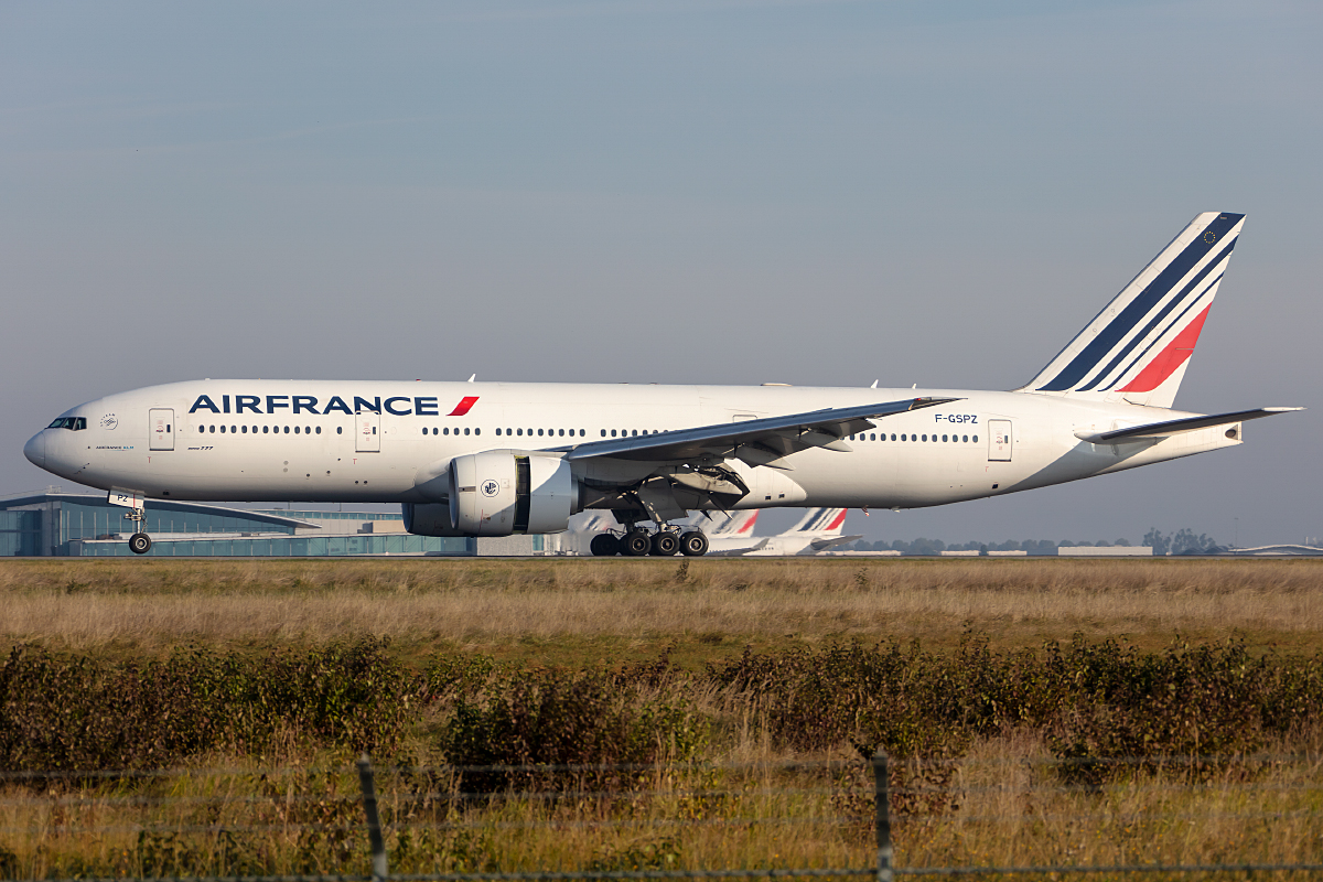 Air France, F-GSPZ, Boeing, B777-228ER, 10.10.2021, CDG, Paris, France