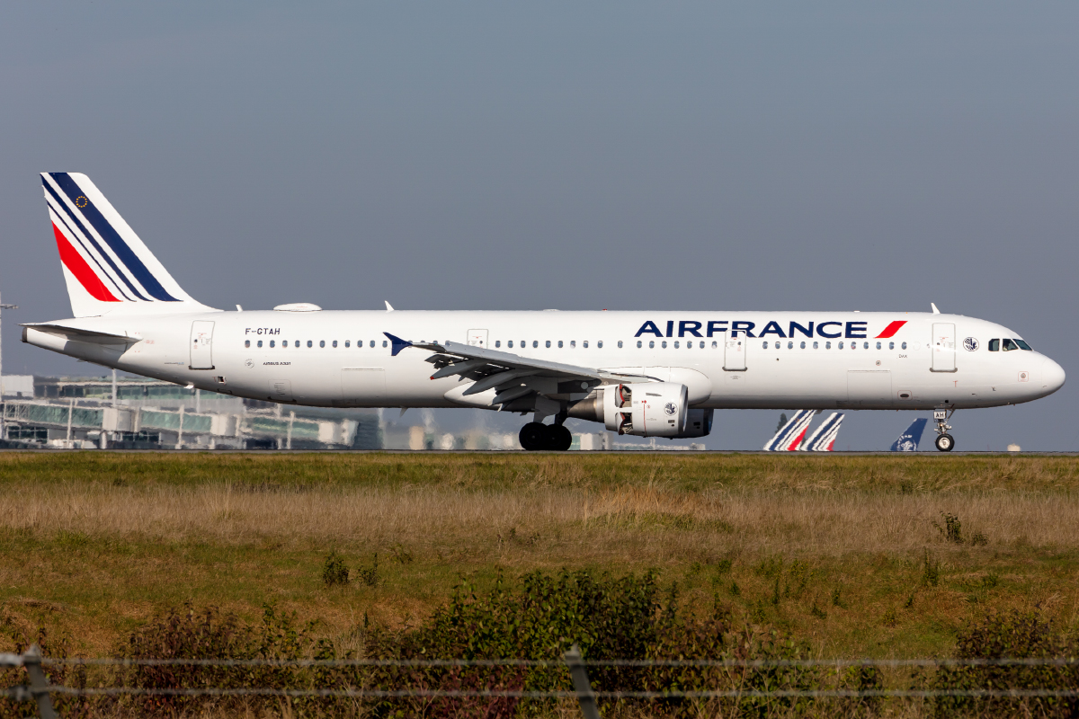 Air France, F-GTAH, Airbus, A321-211, 10.10.2021, CDG, Paris, France