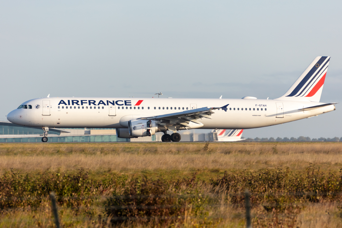 Air France, F-GTAH, Airbus, A321-211, 11.10.2021, CDG, Paris, France