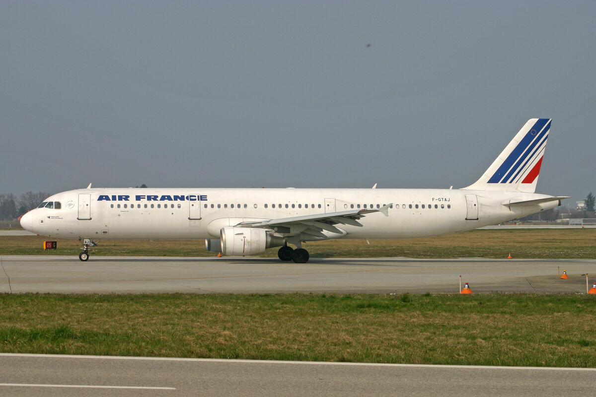 Air France, F-GTAJ, Airbus A321-211, msn: 1476, 16.März 2007, GVA Genève, Switzerland.