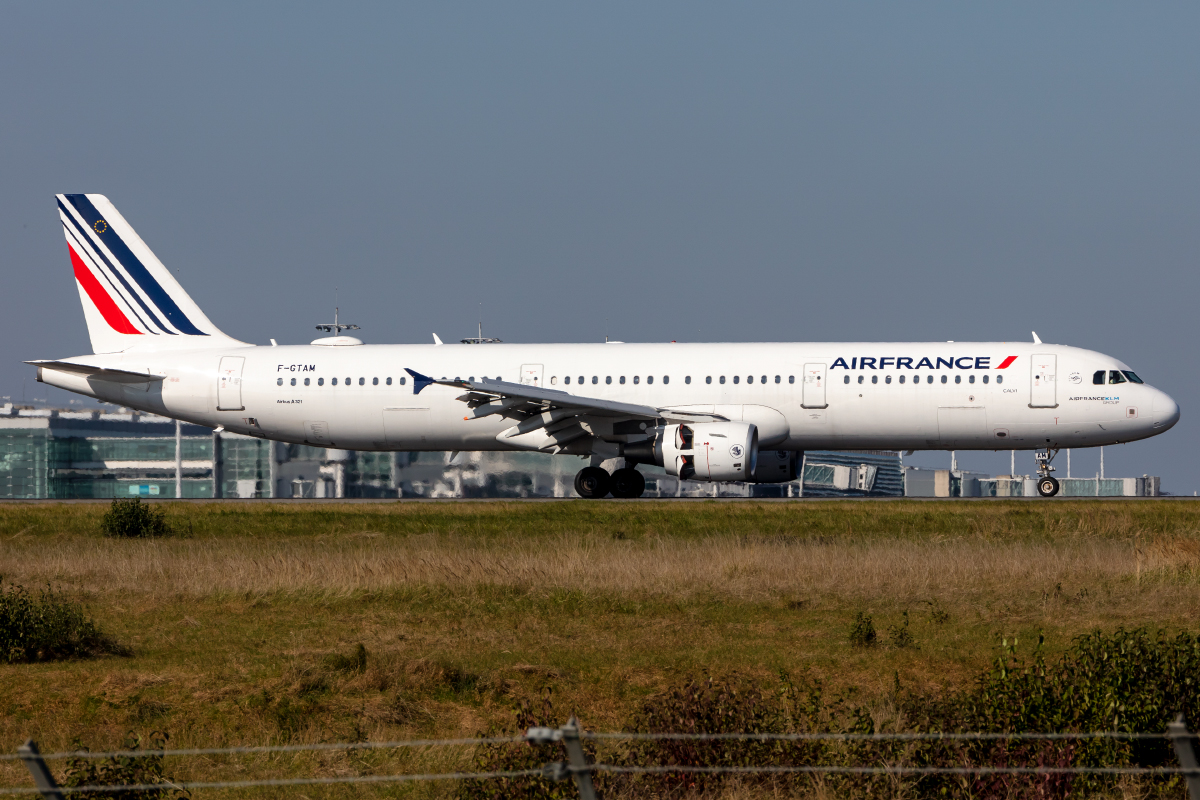 Air France, F-GTAM, Airbus, A321-211, 09.10.2021, CDG, Paris, France