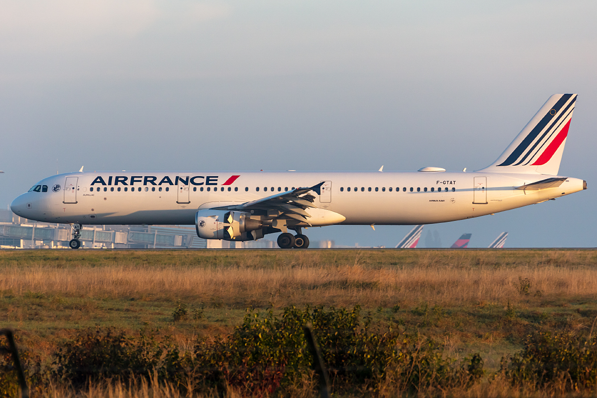 Air France, F-GTAT, Airbus, A321-211, 10.10.2021, CDG, Paris, France