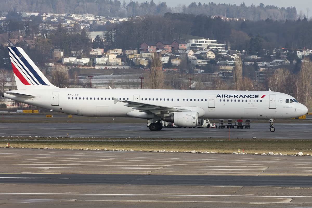 Air France, F-GTAT, Airbus, A321-211, 23.01.2016, ZRH, Zürich, Switzerland 


