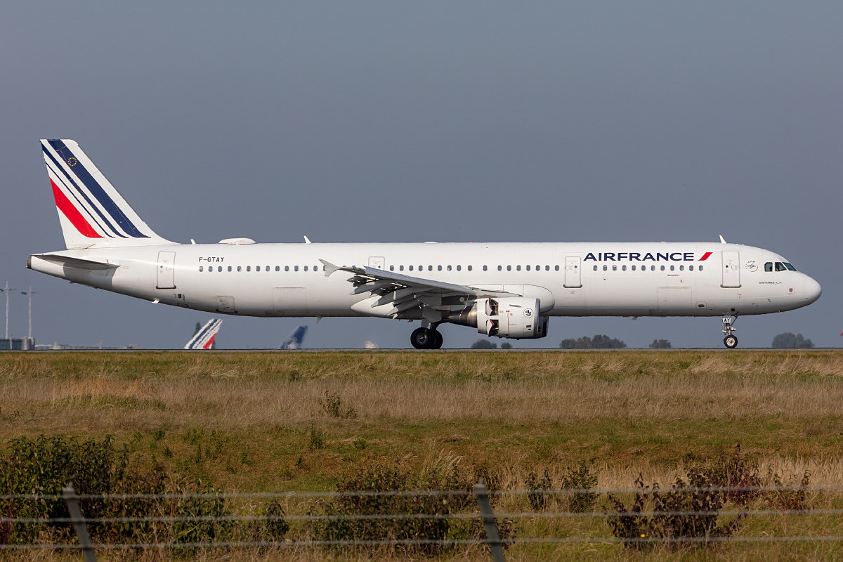 Air France, F-GTAY, Airbus, A321-211, 10.10.2021, CDG, Paris, France