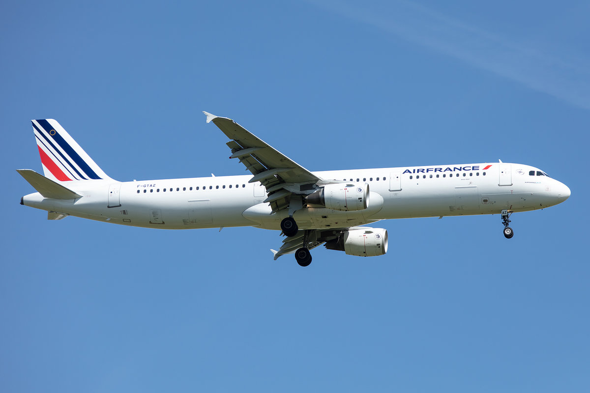 Air France, F-GTAZ, Airbus, A321-212, 13.05.2019, CDG, Paris, France


