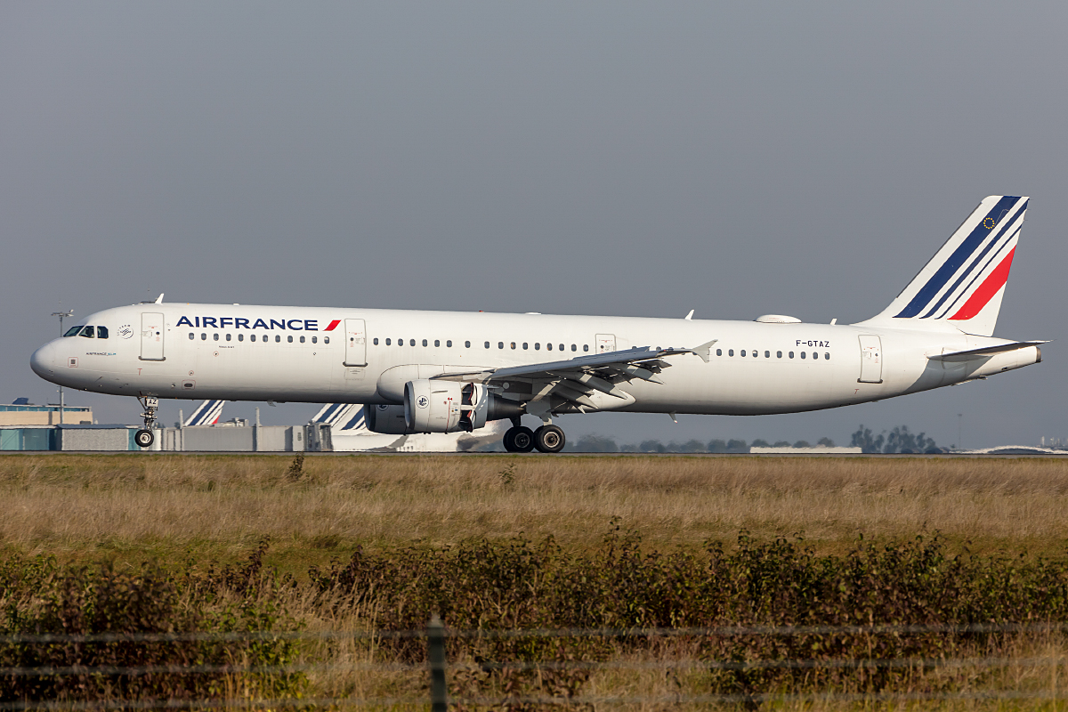 Air France, F-GTAZ, Airbus, A321-212, 10.10.2021, CDG, Paris, France