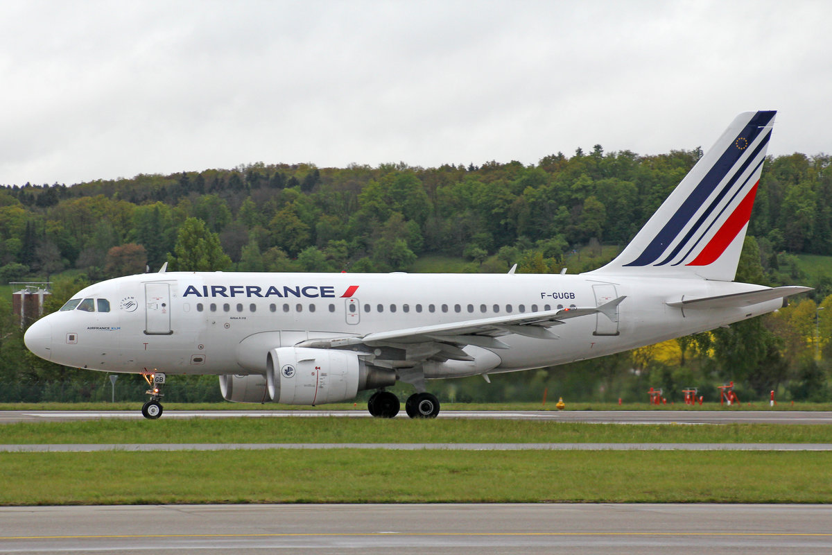 Air France, F-GUGB, Airbus A318-111, msn: 2059, 1.Mai 2017, ZRH Zürich, Switzerland.