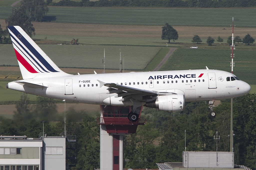 Air France, F-GUGE, Airbus, A318-111, 08.06.2014, ZRH, Zuerich, Switzerland




