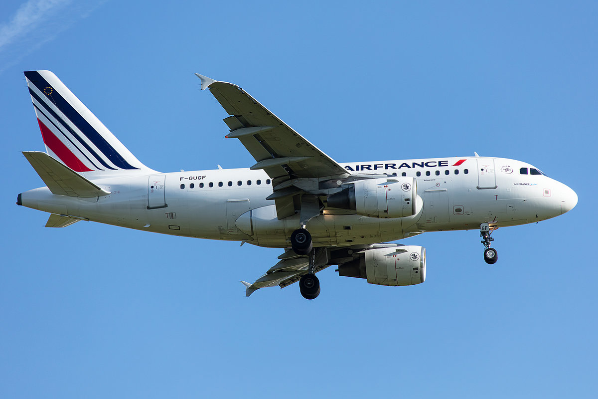 Air France, F-GUGF, Airbus, A318-111, 14.05.2019, CDG, Paris, France

