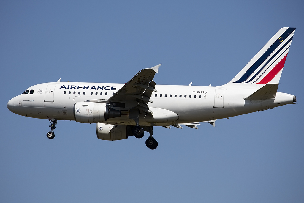 Air France, F-GUGJ, Airbus, A318-111, 06.08.2015, MUC, München, Germany




