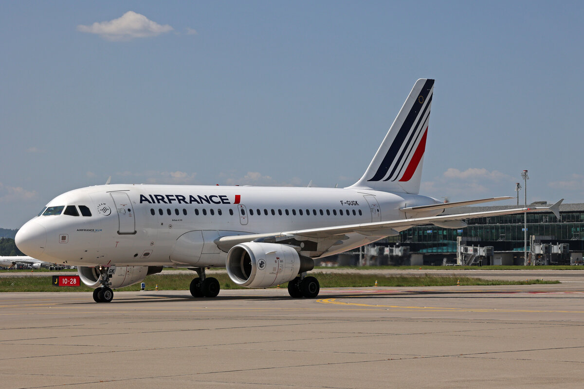 Air France, F-GUGK, Airbus A318-111, msn: 2601, 29.Mai 2023, ZRH Zürich, Switzerland.