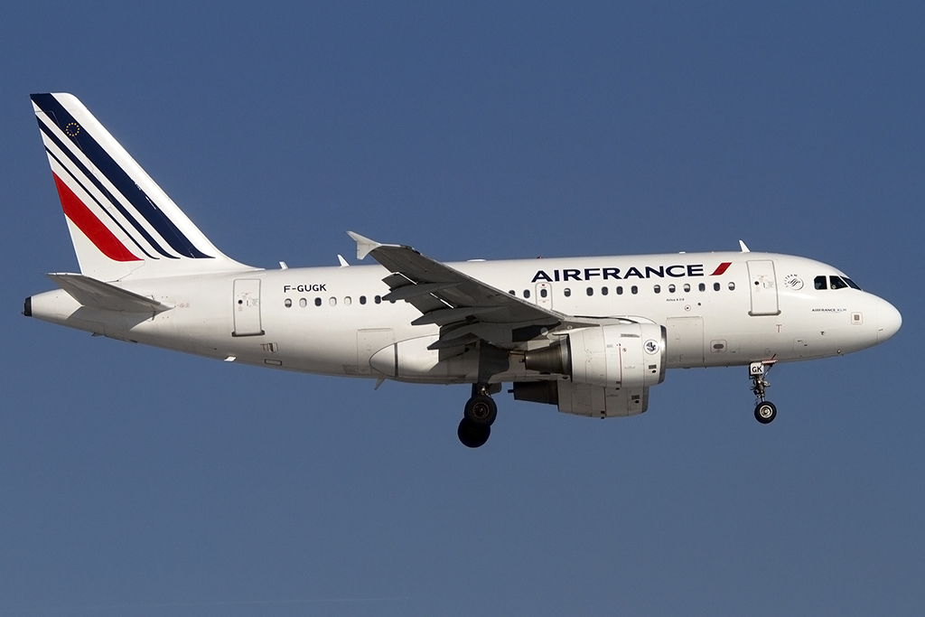 Air France, F-GUGK, Airbus, A318-111, 10.02.2015, ZRH, Zürich, Switzerland

