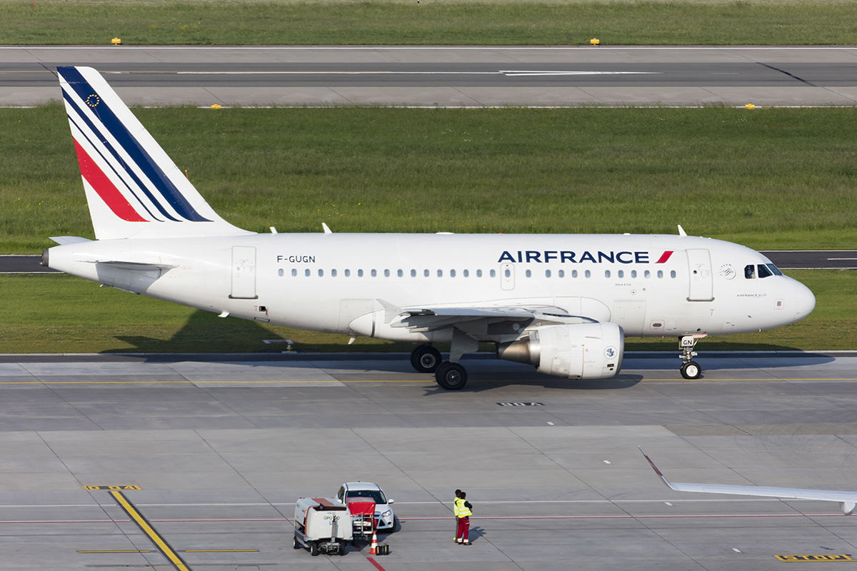 Air France, F-GUGN, Airbus, A318-111, 25.05.2017, ZRH, Zürich, Switzerland 





