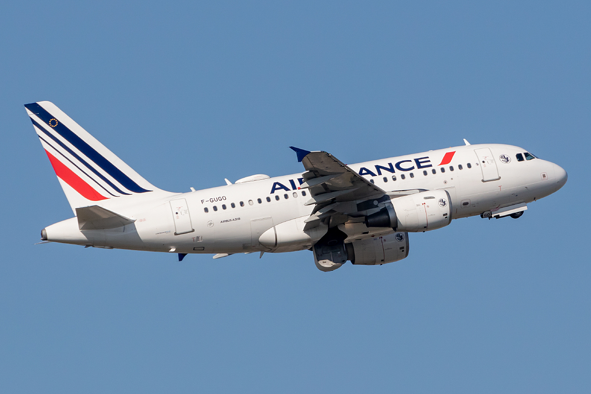 Air France, F-GUGO, Airbus, A318-111, 09.10.2021, CDG, Paris, France