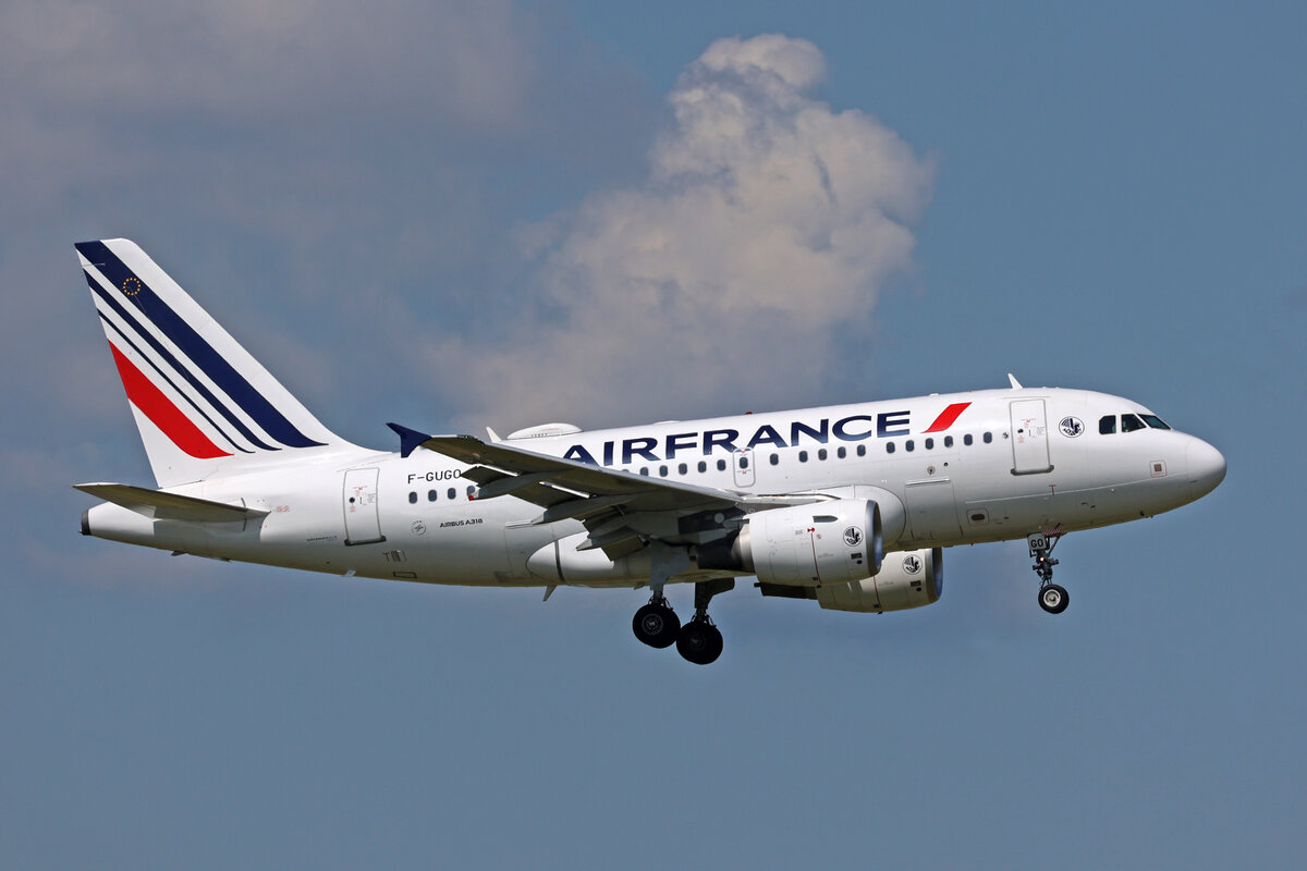 Air France, F-GUGO, Airbus A318-111, msn: 2951, 20.Mai 2023, AMS Amsterdam, Netherlands.
