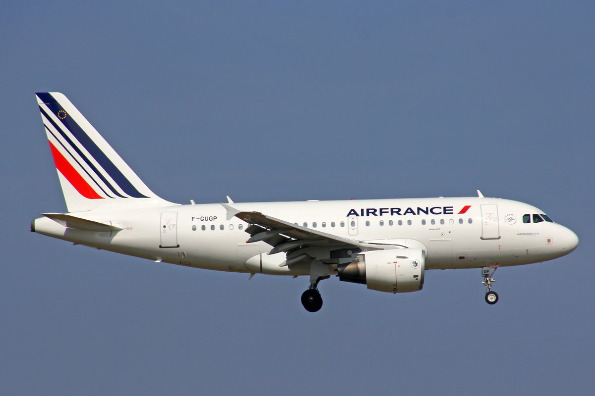 Air France, F-GUGP, Airbus A318-111, msn: 2967, 25.März 2017, ZRH Zürich, Switzerland.