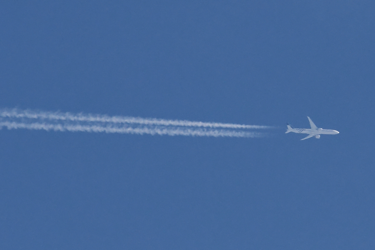 Air France F-GZN?  Skyteam  über Recklinghausen 14.9.2014