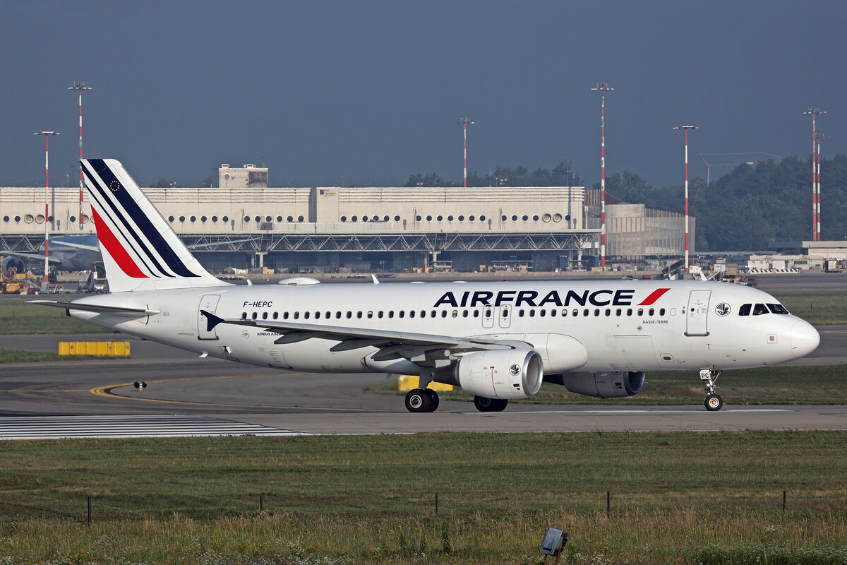 Air France, F-HEPC, Airbus A320-214, msn: 4267,  Basse-Terre , 04.Juli 2024, MXP Milano Malpensa, Italy.