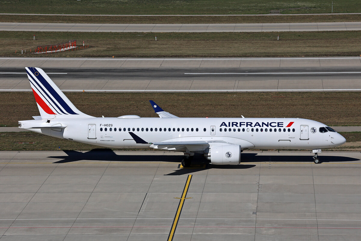 Air France, F-HOZG, Airbus A220-371, msn: 55453,  Anglet , 26.September 2026, ZRH Z�rich, Switzerland.