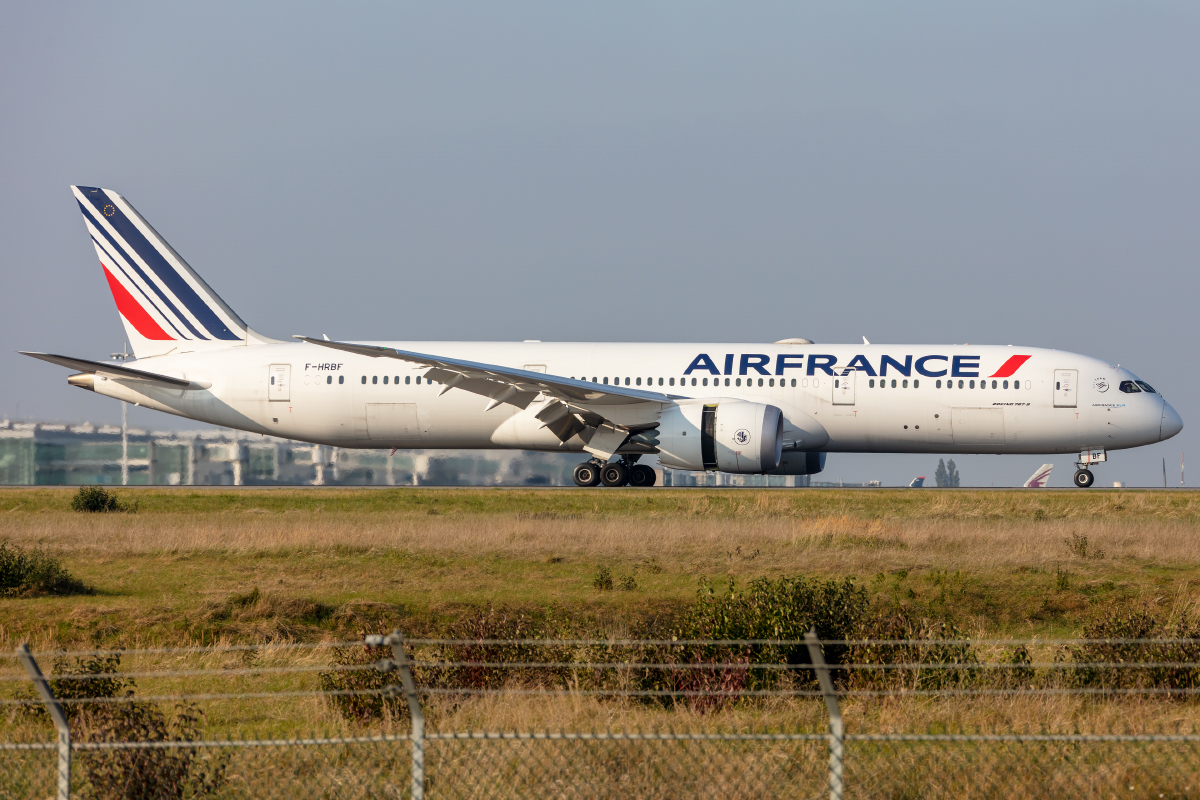 Air France, F-HRBF, Boeing, B787-9, 10.10.2021, CDG, Paris, France