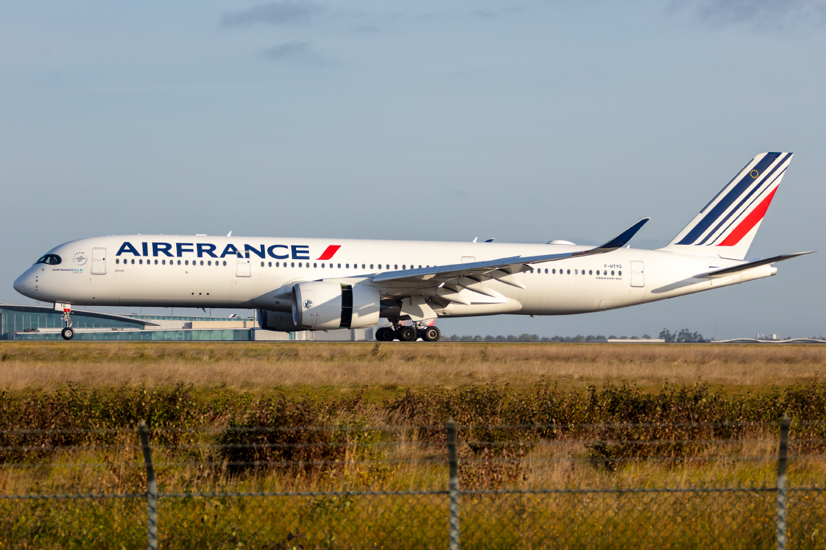 Air France, F-HTYG, Airbus, A350-941, 11.10.2021, CDG, Paris, France