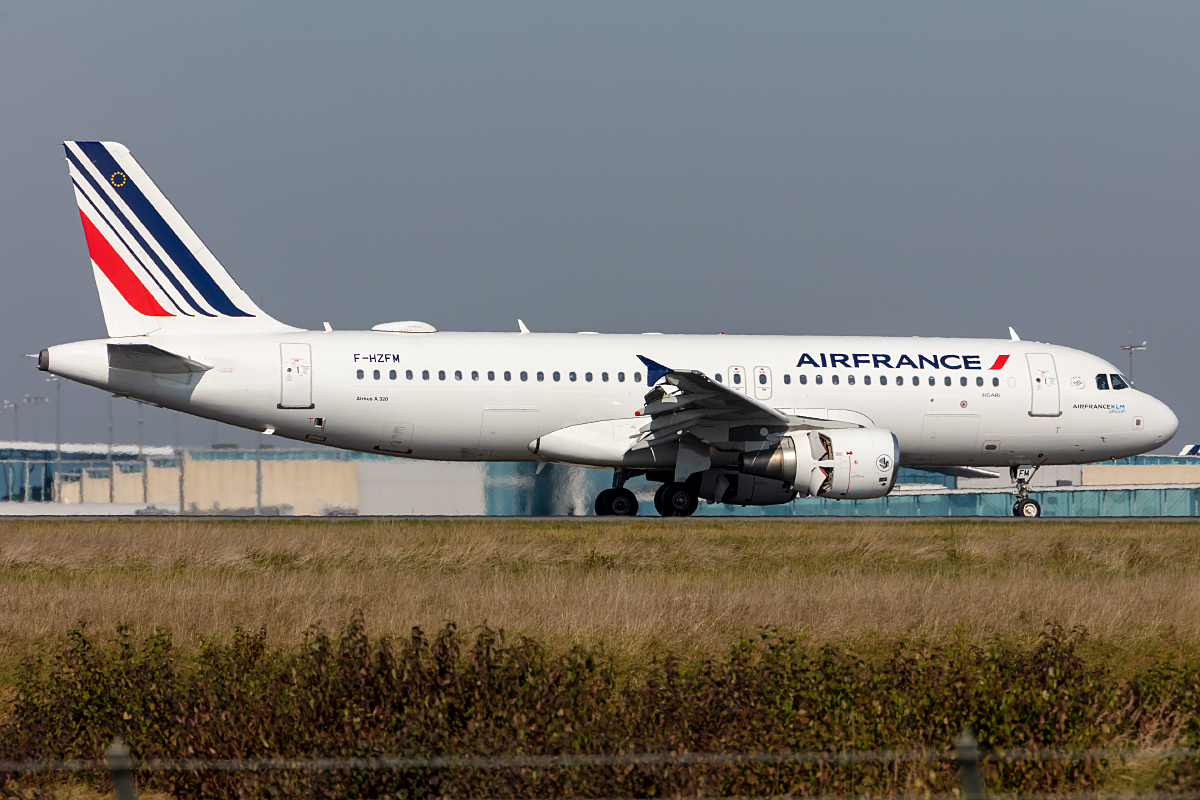 Air France, F-HZFM, Airbus, A320-214, 10.10.2021, CDG, Paris, France