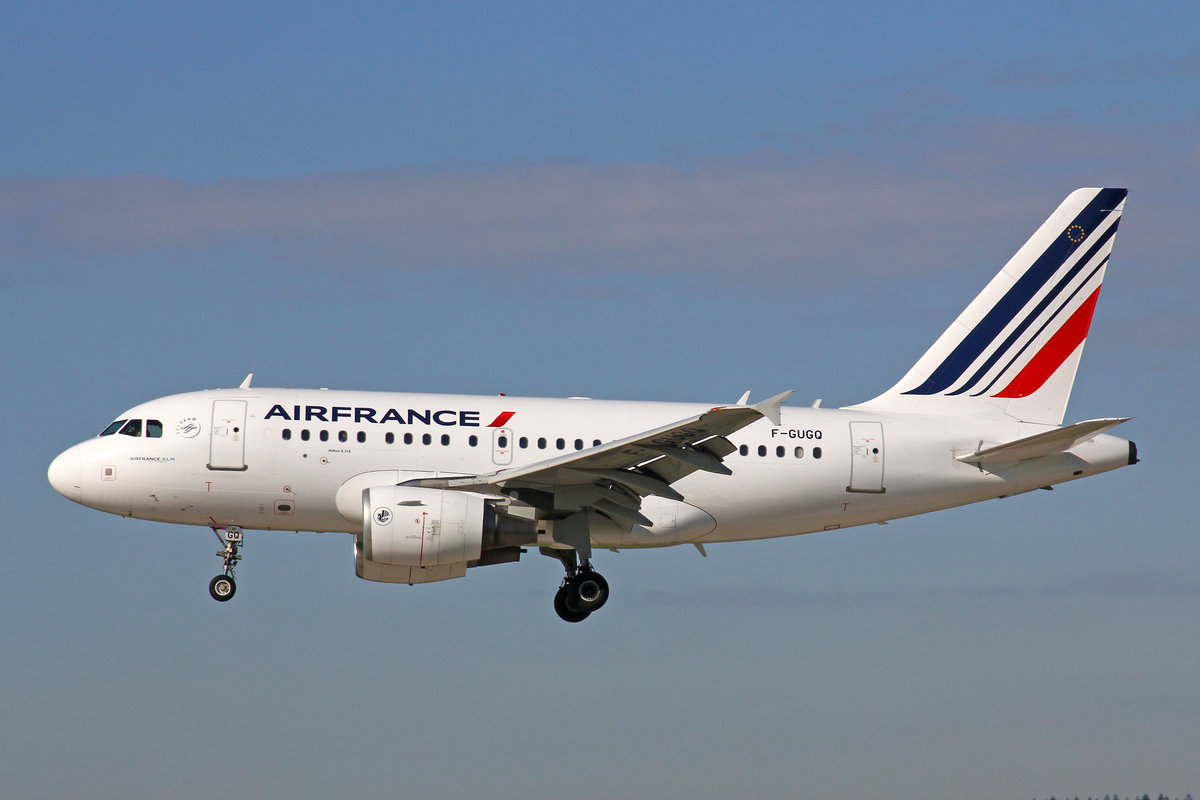 Air France, G-GUGQ, Airbus A318-111, msn: 2972, 28.April 2016, ZRH Zürich, Switzerland.