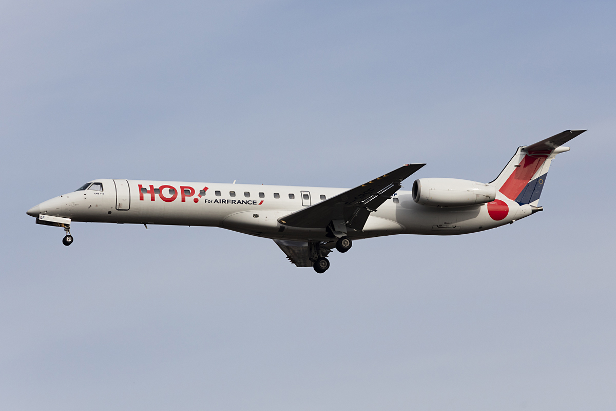 Air France Hop!, F-GRGF, Embraer, ERJ-145, 26.02.2017, MXP, Mailand, Italy 




